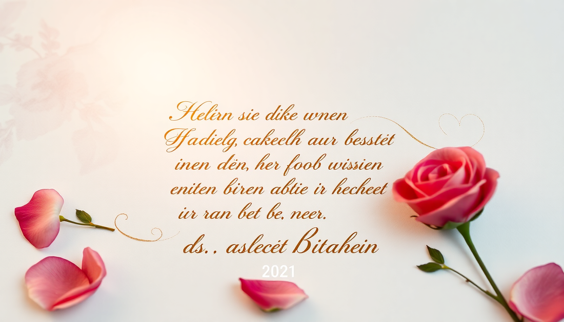 Was wünscht man zur Hochzeit kurz?