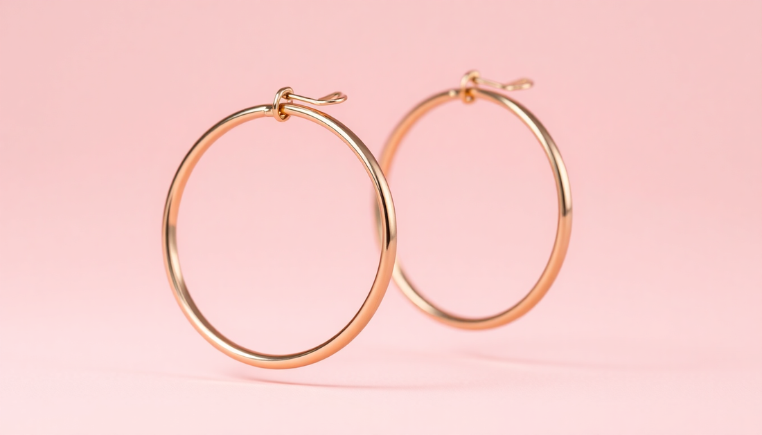 Elegante Creolen in Roségold - Entdecke die Schönheit dieses Schmuckstücks
