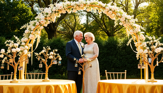 Unvergessliche Momente: Kurze Sprüche zur Goldenen Hochzeit