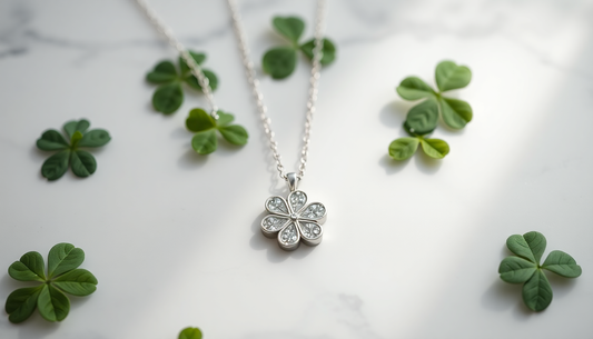 Entdecke die Schönheit der Clover Halskette