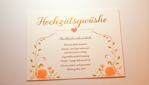 Hochzeitsglückwünsche: Top 50+ Sprüche zur Hochzeit