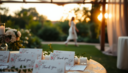 Die perfekten Dankeskarten für Ihre Hochzeit