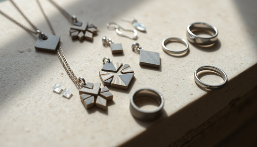 Entdecke die Schönheit von Stein- und Betonschmuck bei BestJeweleryDE