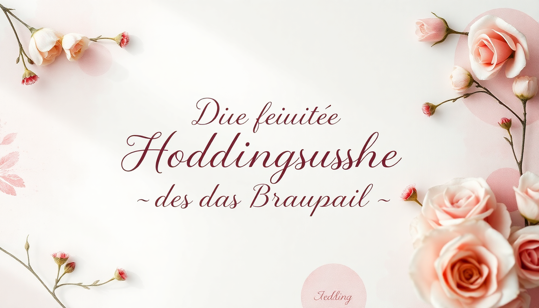 Die schönsten Hochzeitswünsche für das Brautpaar