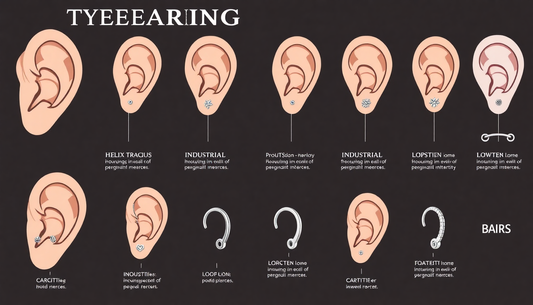 Die verschiedenen Arten von Ohrpiercings - Entdecke die perfekte Ergänzung zu deinem Look