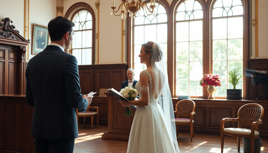 Wie läuft eine standesamtliche Hochzeit ab? Ein Leitfaden für den perfekten Tag