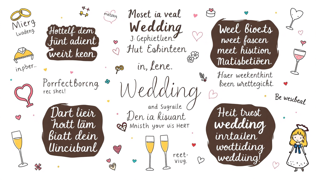 Die 50 lustigsten Hochzeitssprüche für Ihre Hochzeit