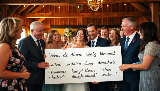 Die 20 lustigsten Hochzeitssprüche für Ihre Hochzeit