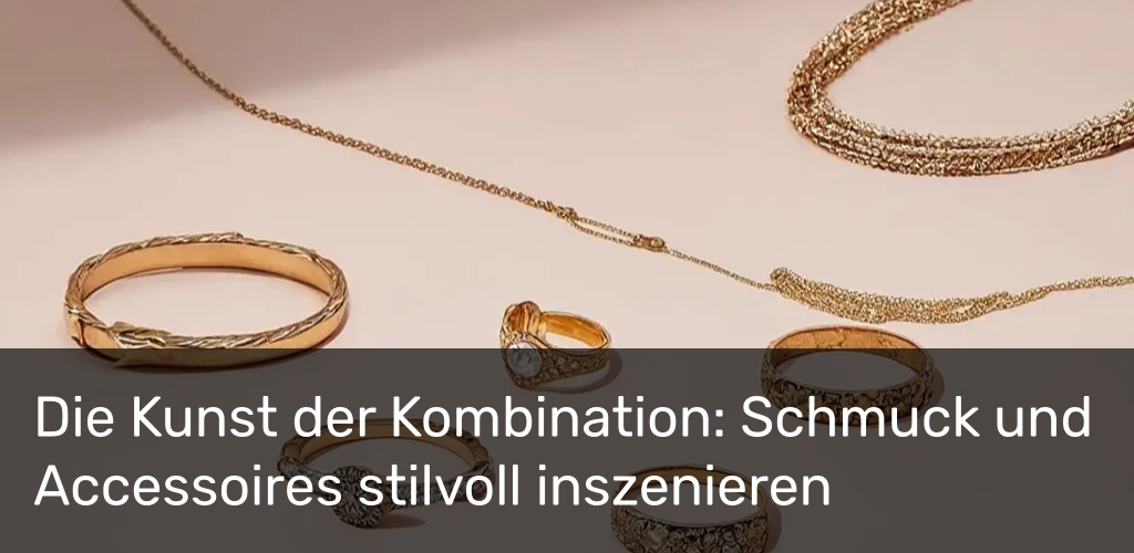 Die Kunst der Kombination: Schmuck und Accessoires stilvoll inszenieren
