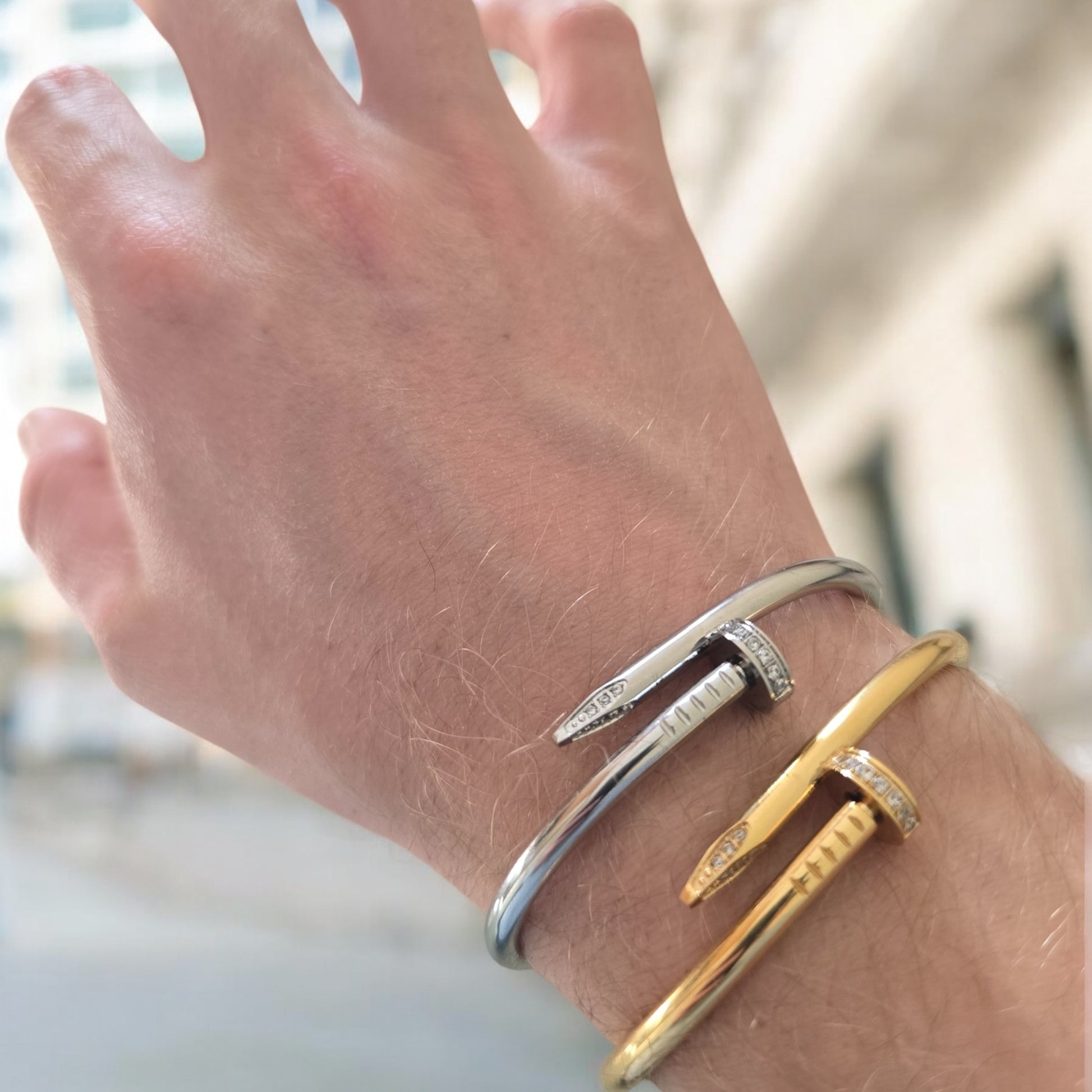 Nagel Armreif Set - BestJewelery