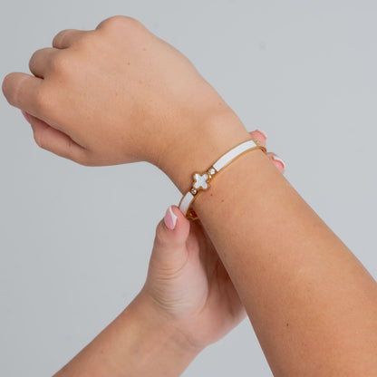 Clover Armreif Gold