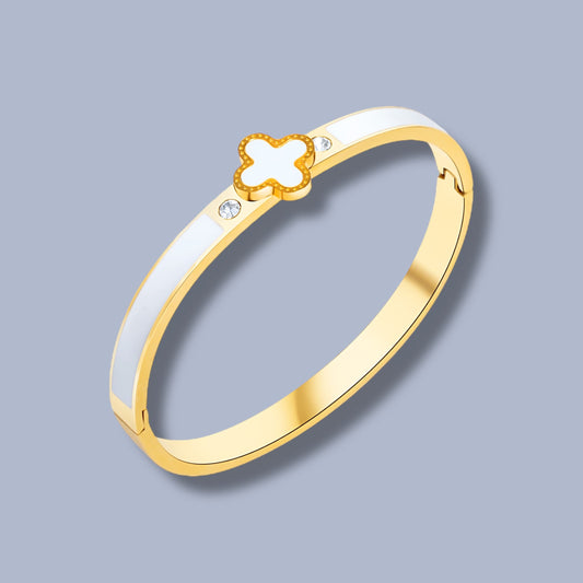 Clover Armreif Gold