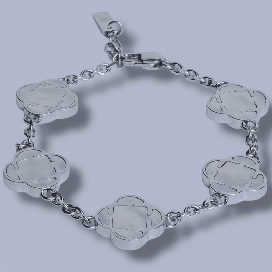 Clover Bracelet Weiß