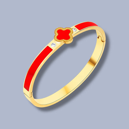 Clover Armreif Gold