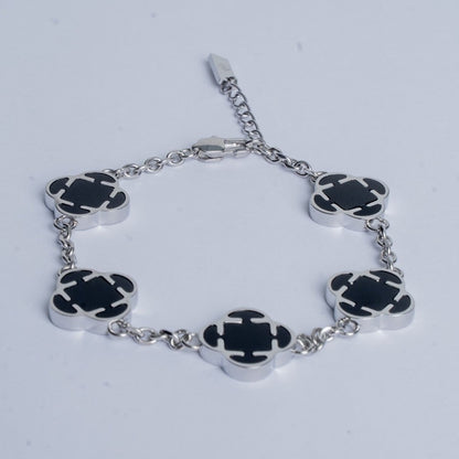 Clover Bracelet Schwarz