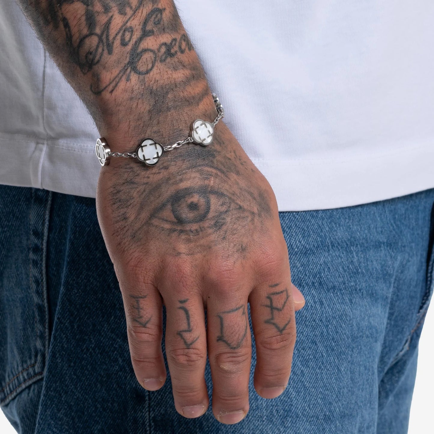 clover bracelet weiß - best jewelery