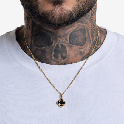 Clover Medaillon Black - Best Jewelery