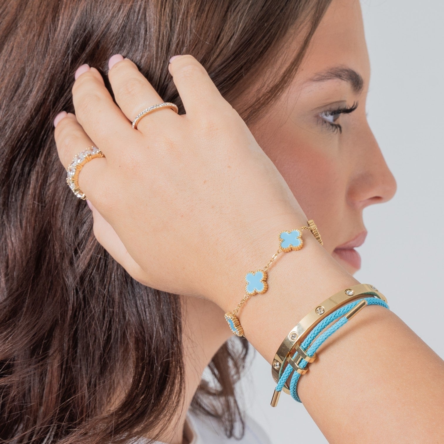 Mini Clover Armband - BestJewelery