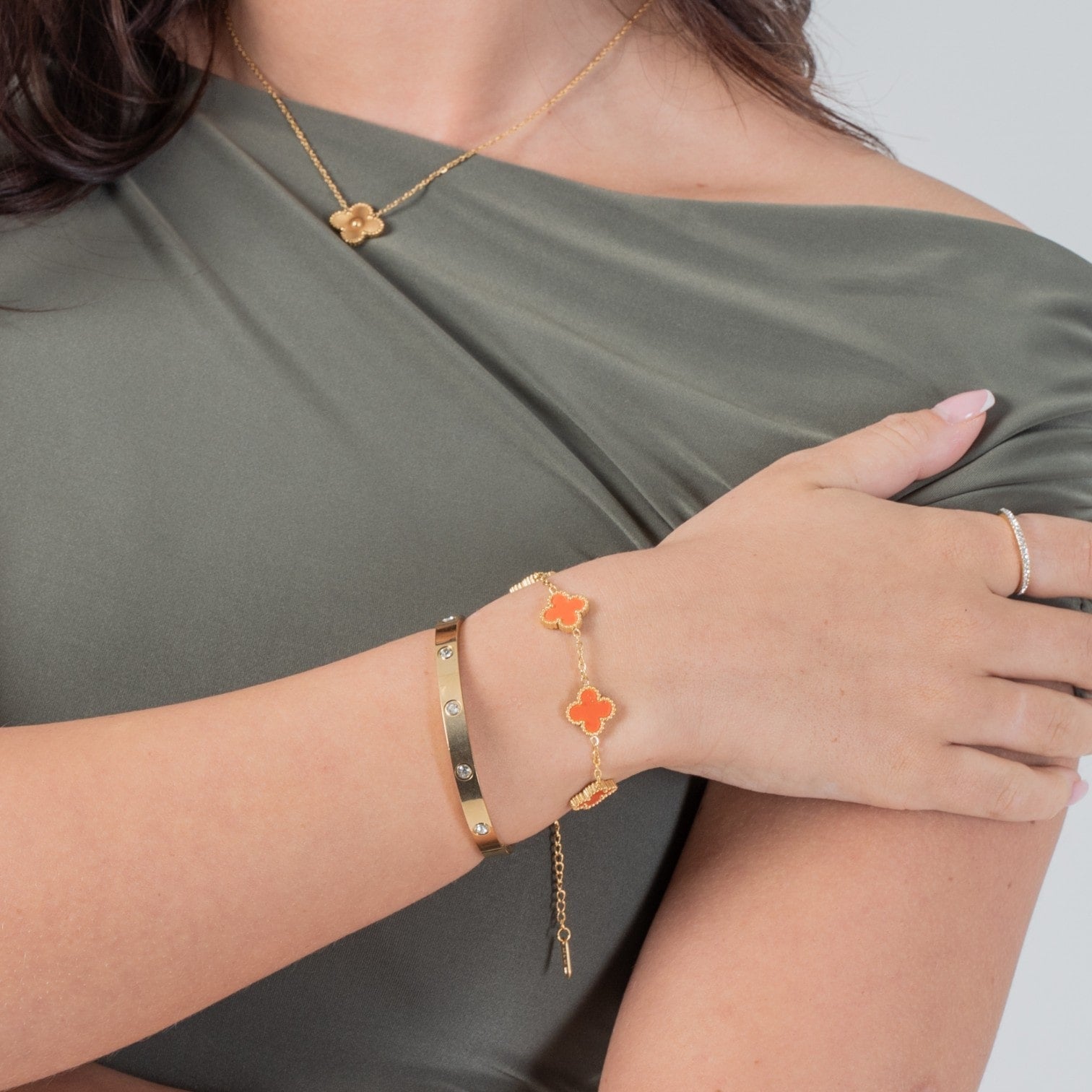 Mini Clover Armband - BestJewelery