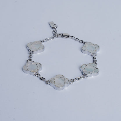 Clover Weiß Armband