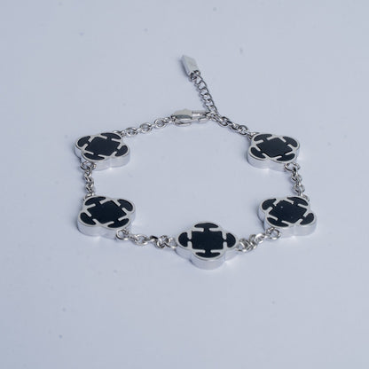 Clover Bracelet Schwarz