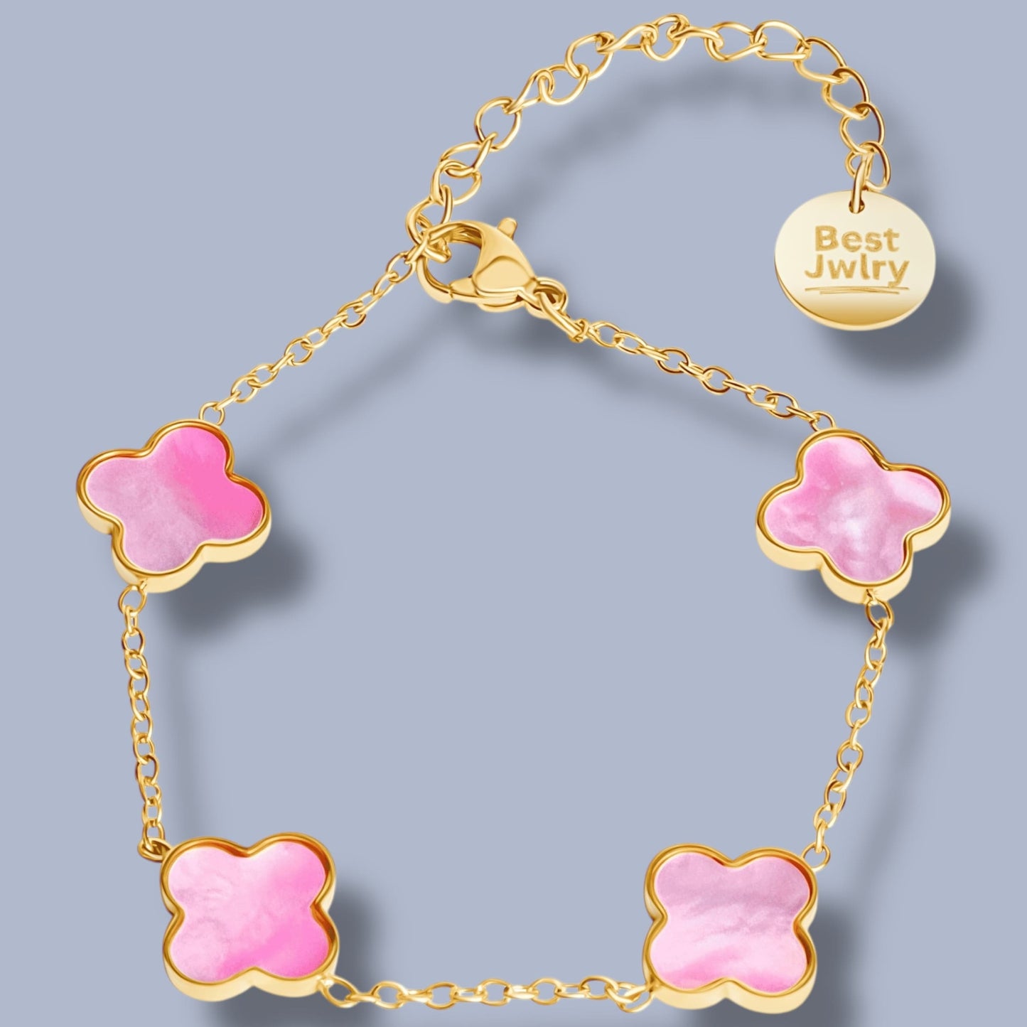 rosa clover armband