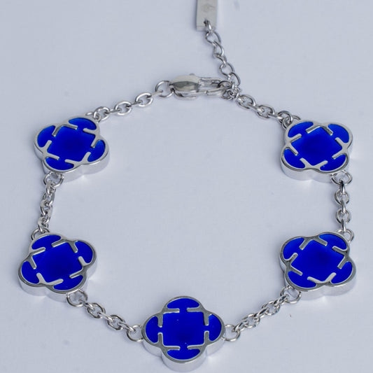 Clover Bracelet Blau
