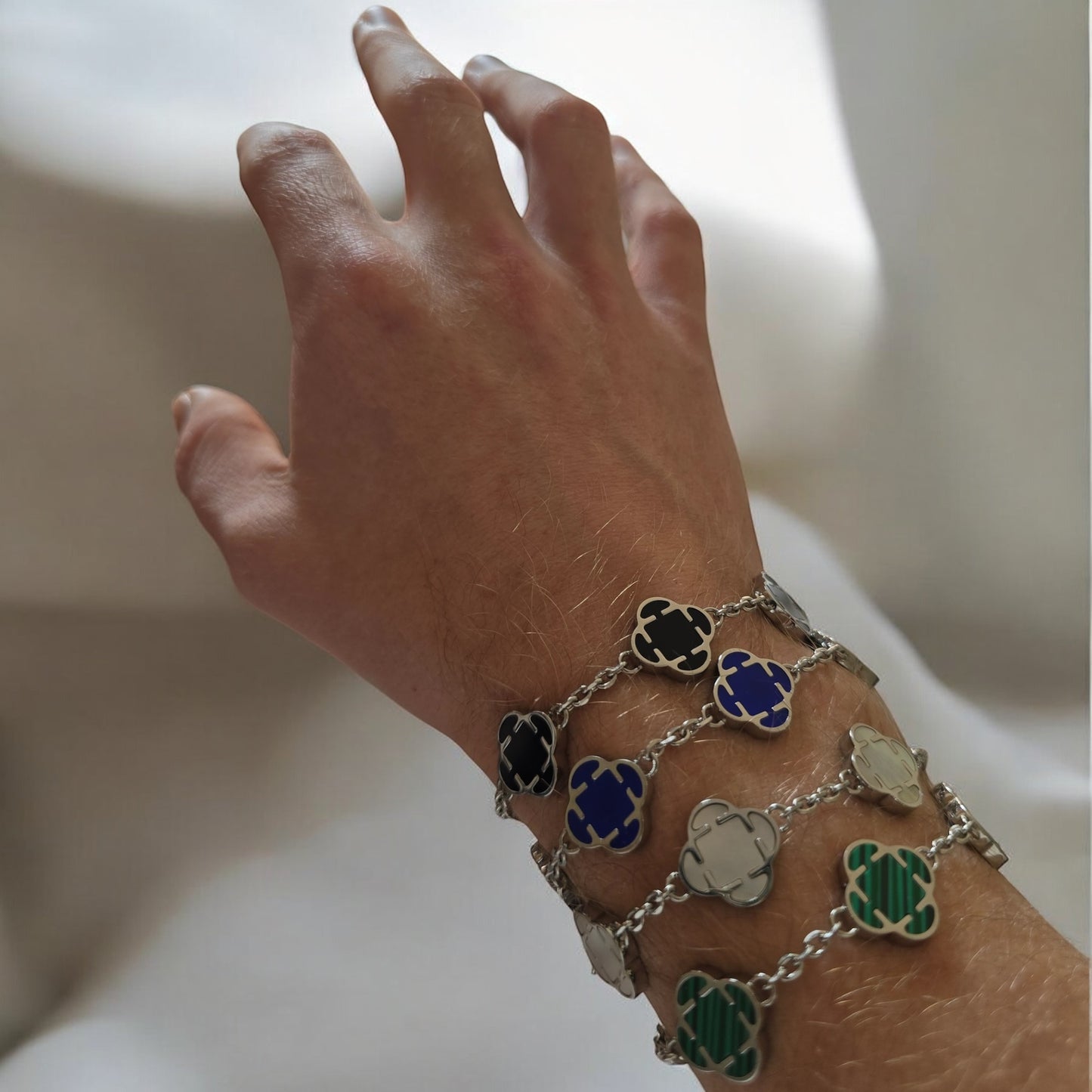 clover silberarmband - bestjewelery