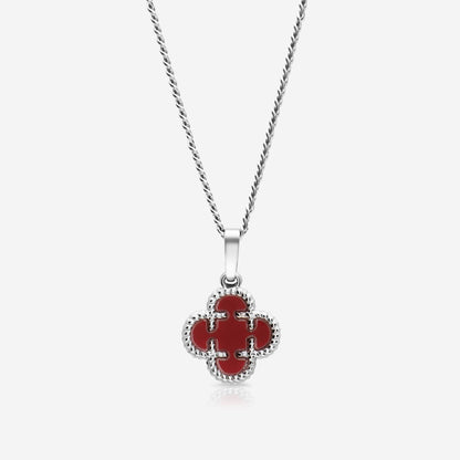 Clover Medaillon Rot