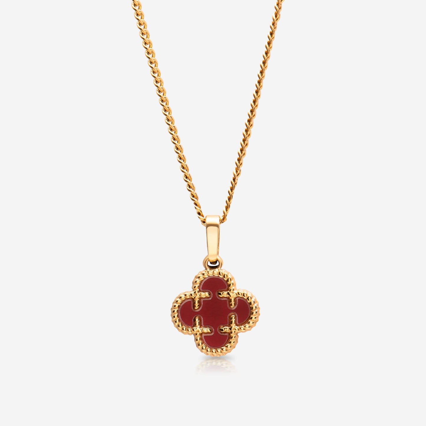 clover medaillon rot