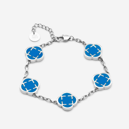 Clover Bracelet Blau - Best Jewelery