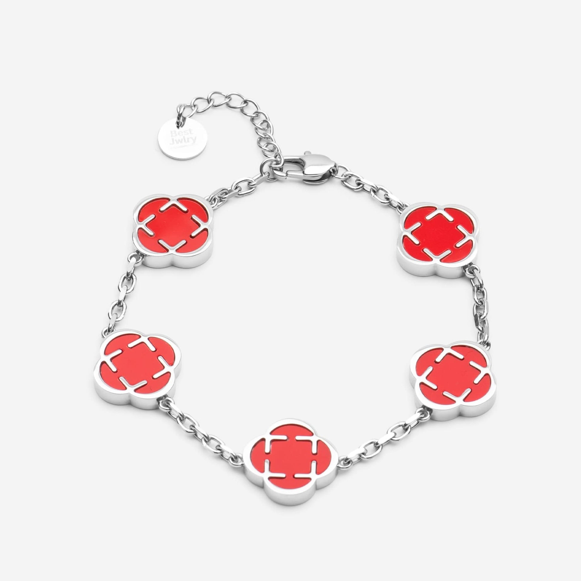 Clover bracelet Rot - Best Jewelery