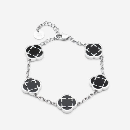 Clover Bracelet Schwarz - Best Jewelery