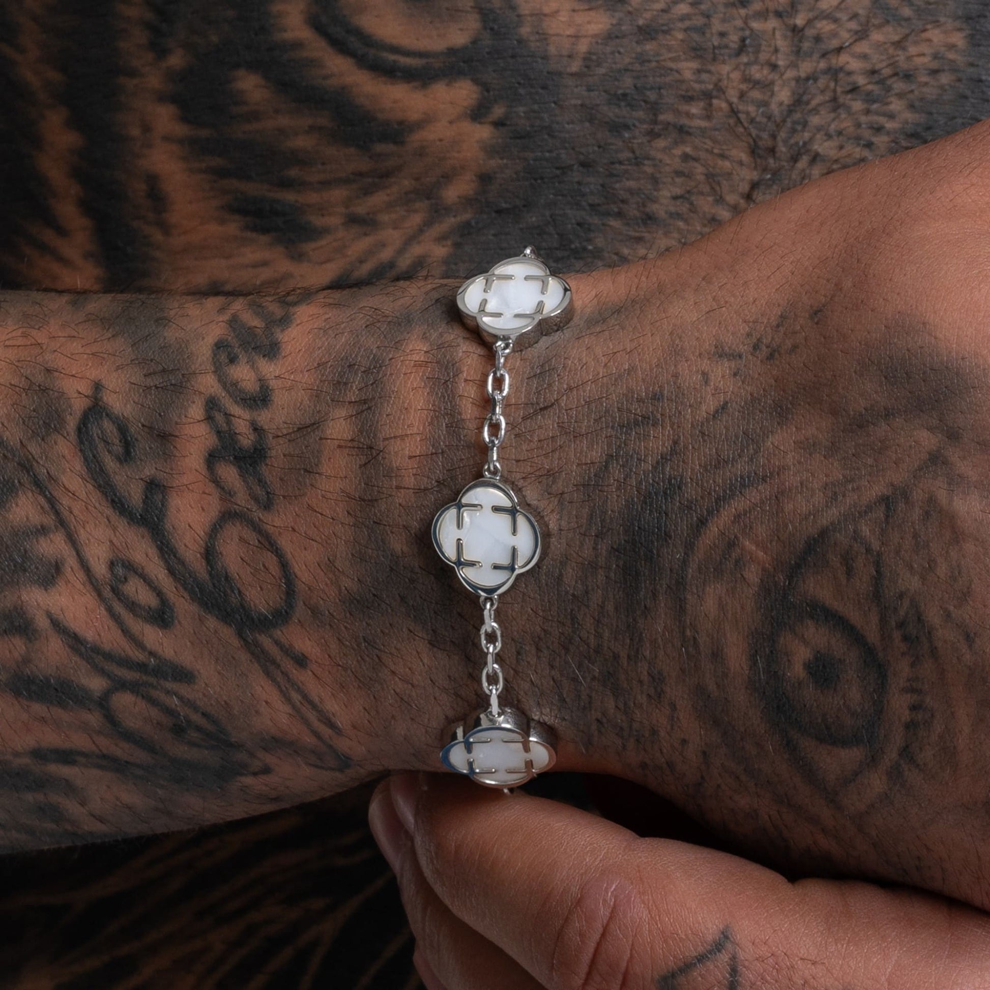Clover Bracelet Weiß - Best Jewelery