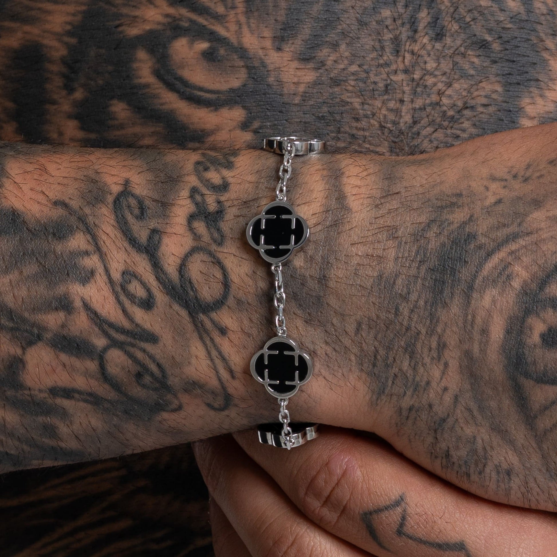 Clover Bracelet Schwarz - Best Jewelery